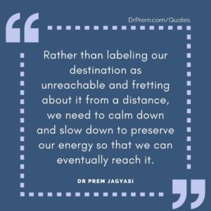 Rather than labeling our destination
