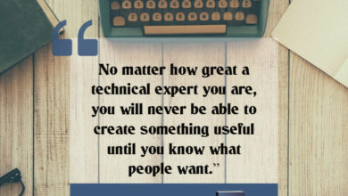 "No matter how great a technical expert