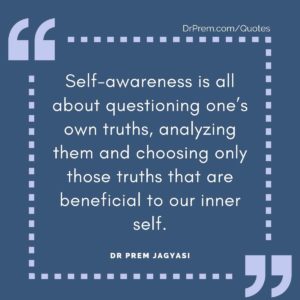 Self-awareness is all about questioning