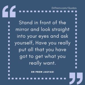 Stand in front of the mirror