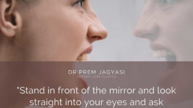 Stand in front of the mirror and look straight into- Dr Prem Jagyasi Quotes