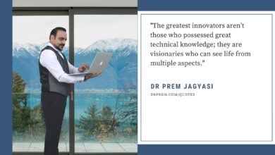 The greatest innovators aren't those who-Dr Prem Jagyasi Quote