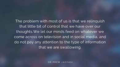 The problem with most of us is that we relinquish-Dr Prem Jagyasi Quote