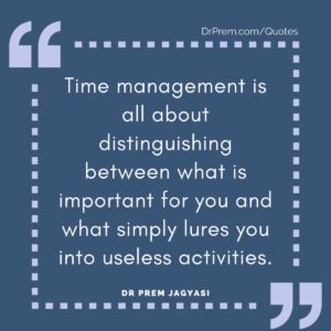 Time management is all about