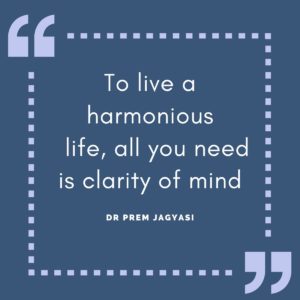 To live a harmonious life