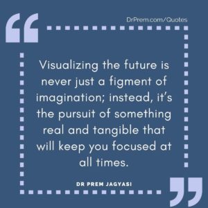 Visualizing the future is never