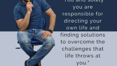 You and solely you are responsible for-Dr Prem Jagyasi Quote