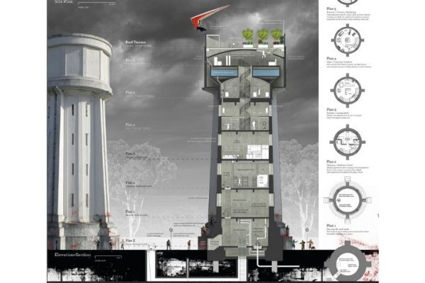 Watertower-Zombie-Safe-House-Competition