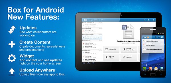 Box android app