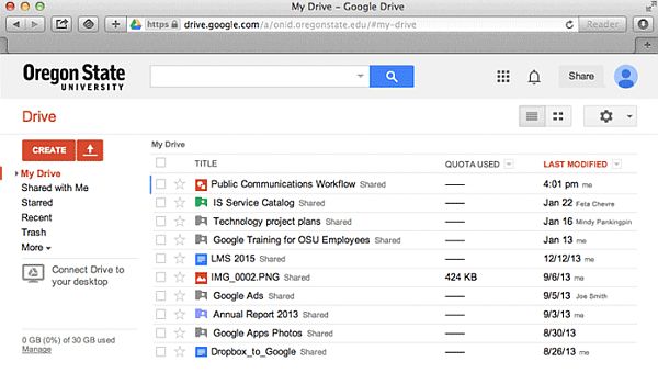 Google Drive computer