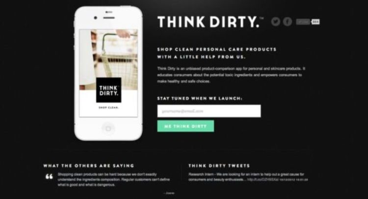 think dirty app