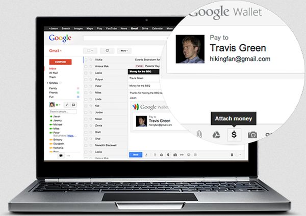 Gmail to send money