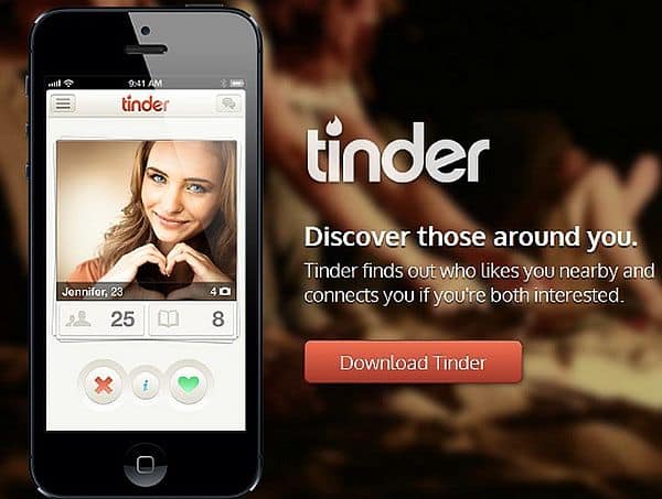 Tinder dating app