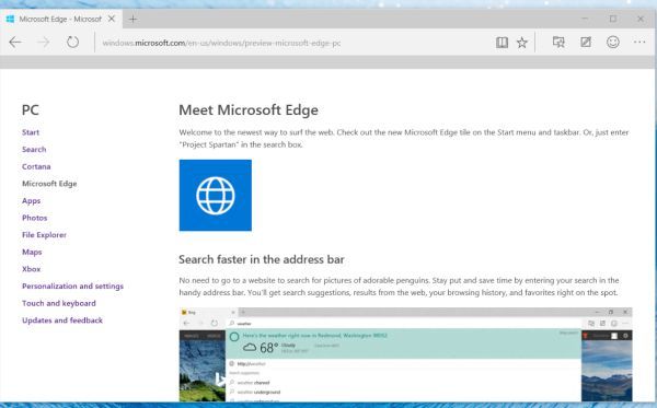 Microsoft Edge web browser (2)