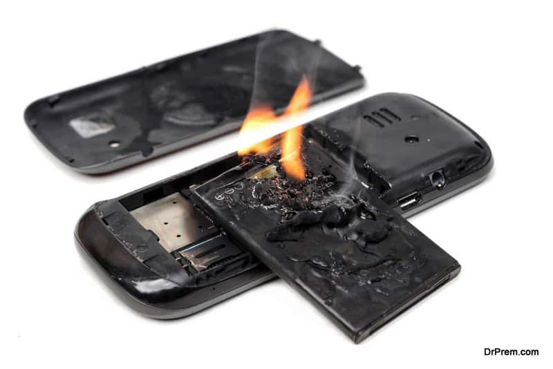 cell phones explode