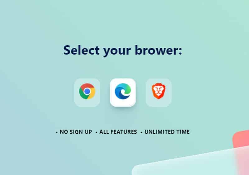 browser selection