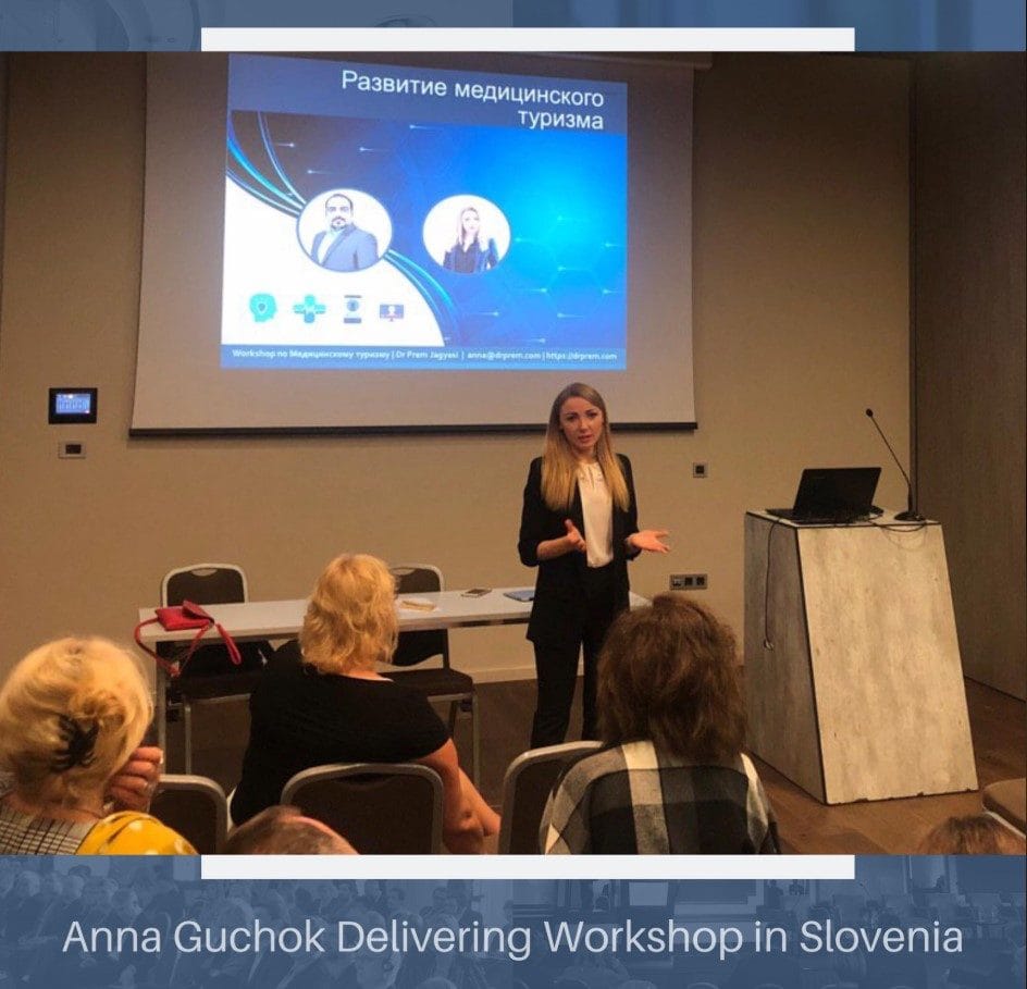 Anna Guchok Delivering Workshop in Slovenia