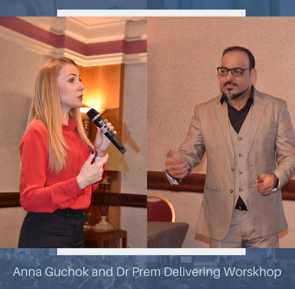 Anna Guchok & Dr Prem Delivering Workshop Zagreb