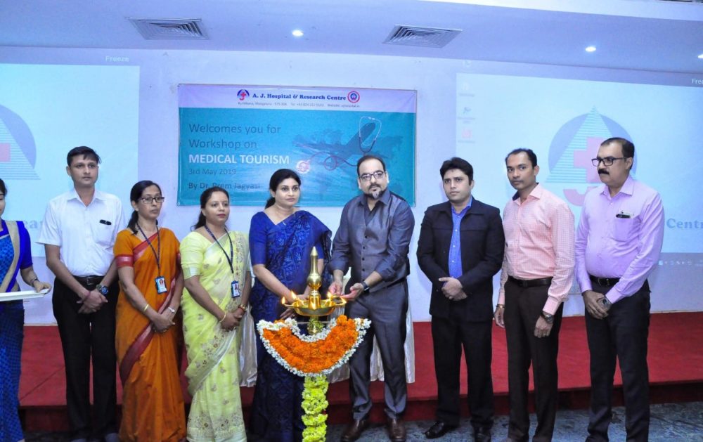 Medical Tourism Workshop At AJ Hospital Mangaluru - Dr Prem Jagaysi