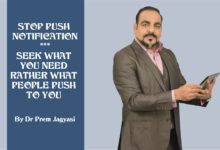 Stop Push Notification By Dr Prem Jagyasi