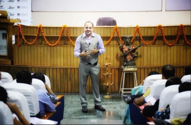 Amazing Workshop At Sharda University Delhi - Dr Prem Jagyasi 4