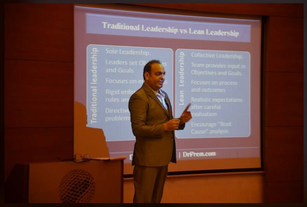 Conducting Lean Leadership Workshop in Gujarat for Sterling Hospital Senior Management Staff - Dr Prem Jagyasi 1