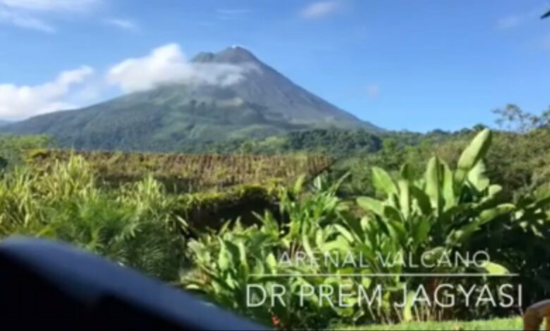 Incredible Arenal Volcano, From Mountain Paradise Hotel - Dr Prem Jagyasi