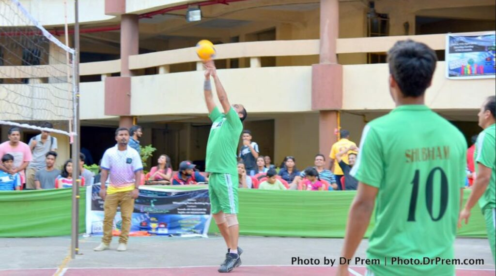 Participated in Volleyball Premium League, Organised By Society Members - Dr Prem Jagyasi 3