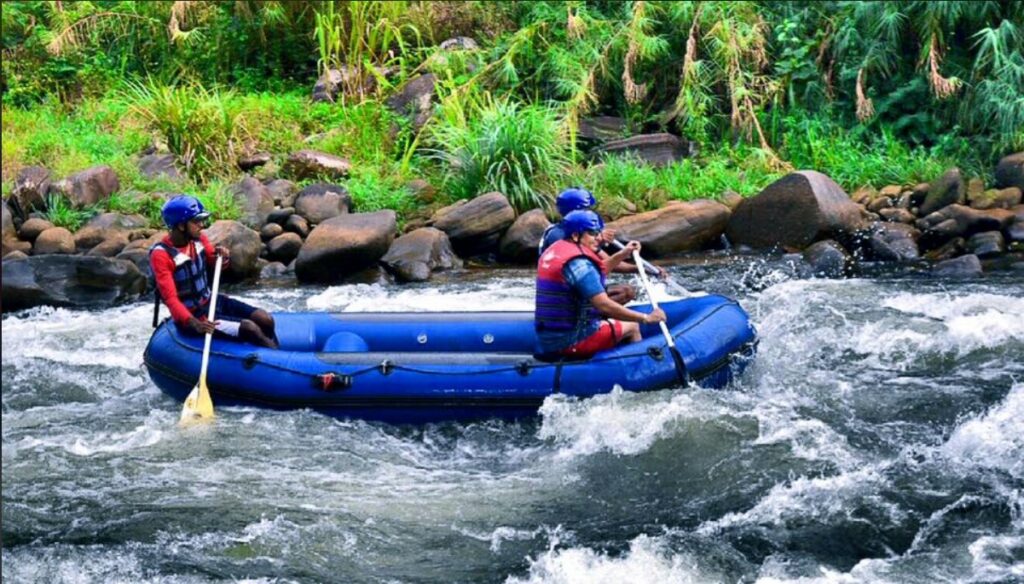 In Sri Lanka - White River Rafting at scenic Kalani River near Nuwra Iliya - Dr Prem Jagyasi