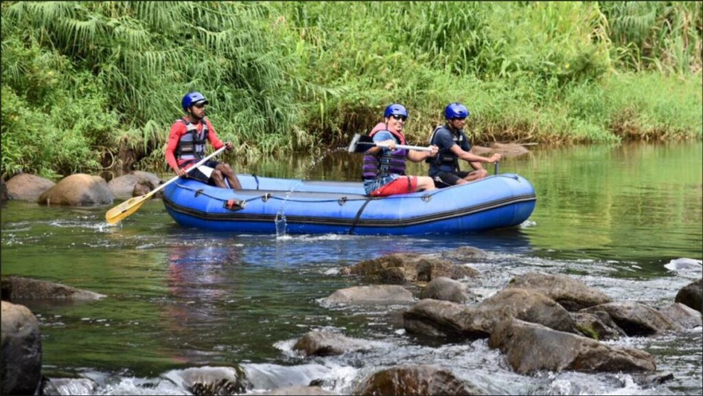 In Sri Lanka - White River Rafting at scenic Kalani River near Nuwra Iliya - Dr Prem Jagyasi 2