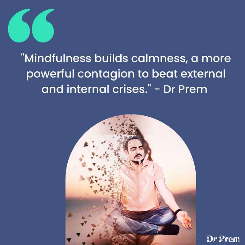 Mindfulness builds calmness