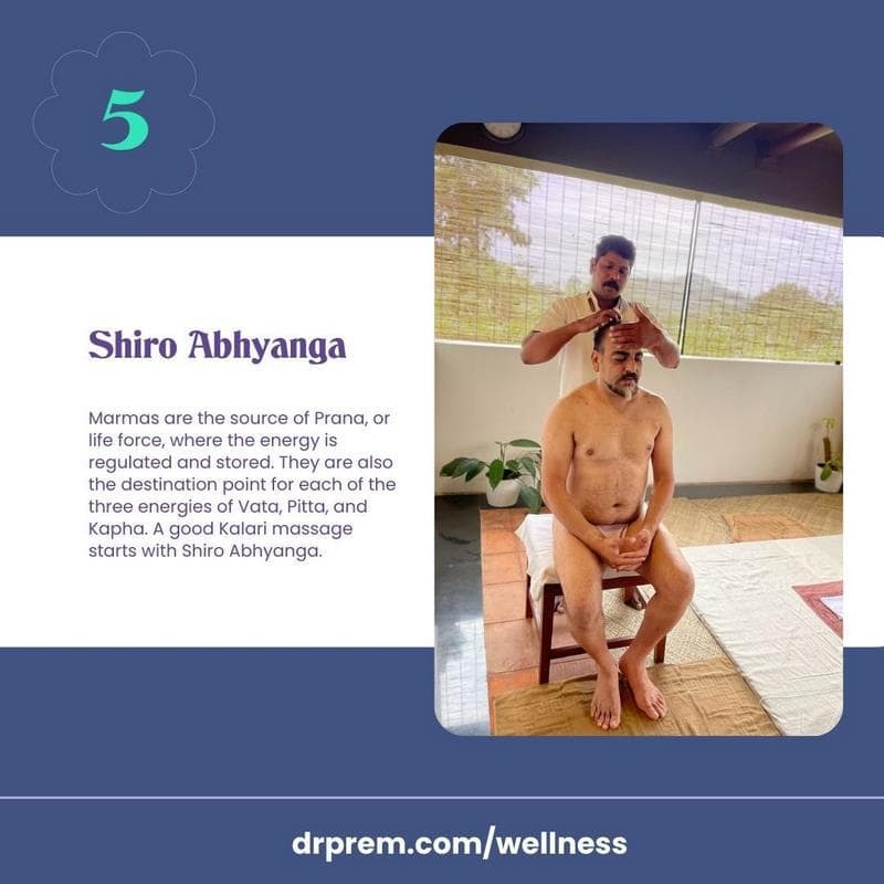 Shiro Abhyanga therapy