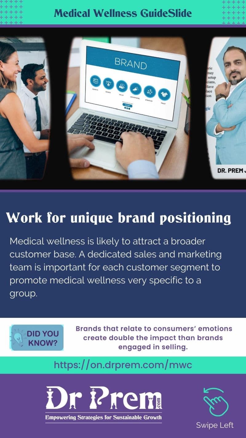 Work for unique brand positioning