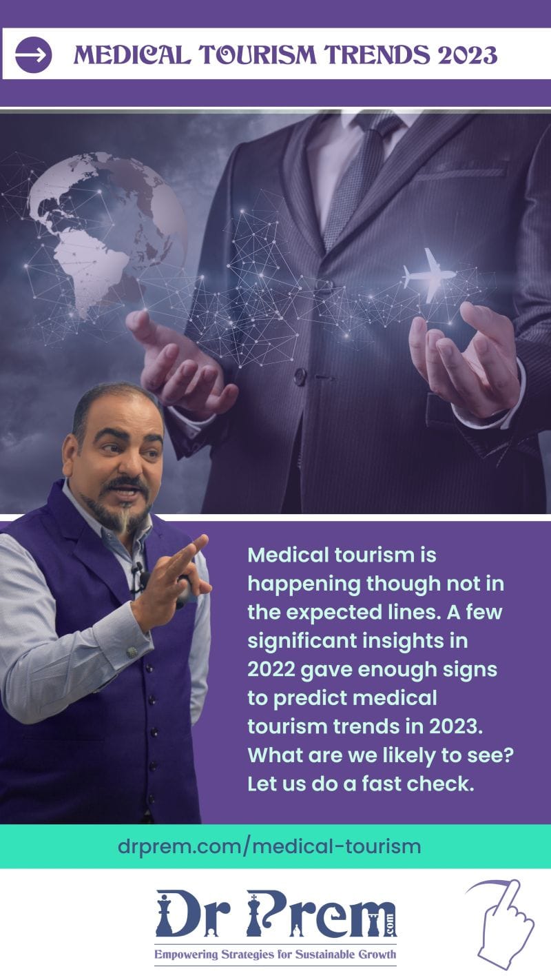 Dr Prem presents insightful observations of Medical Tourism Trends 2023