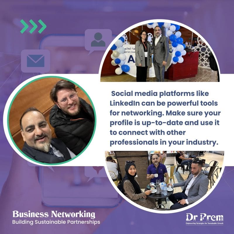 Social media platforms like LinkedIn can be powerful tools for networking