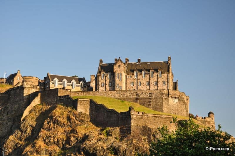 Edinburgh Castle from below - Scotland, UK - Dr Prem Travel & Tourism ...