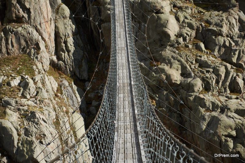 Trift Suspension Bridge, Switzerland