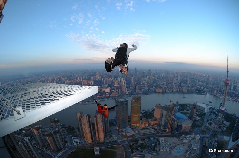 places around the world to try extreme sports