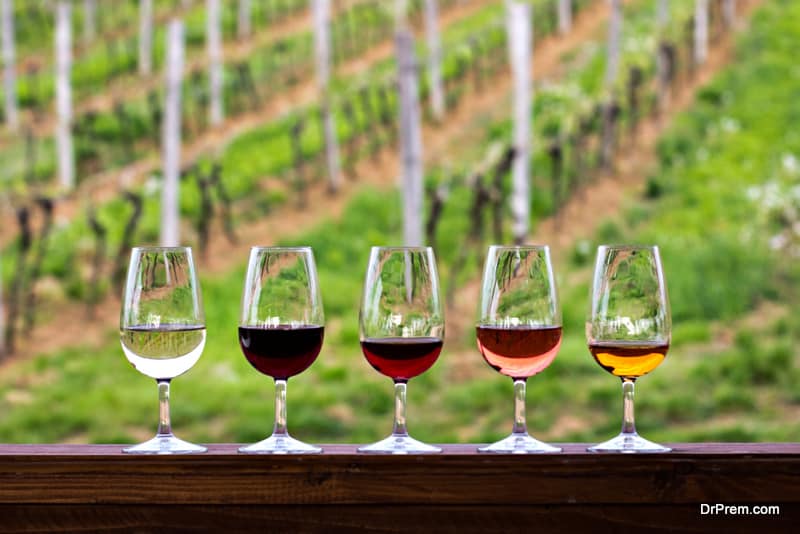  different varieties of wine
