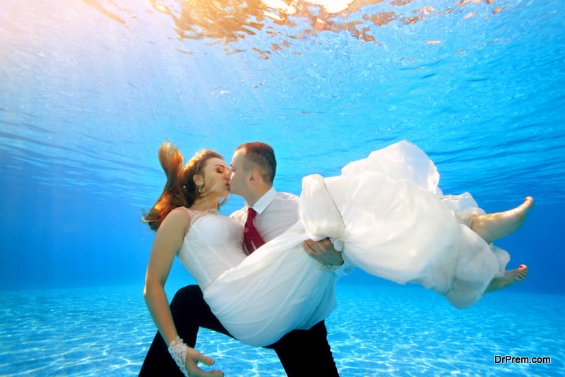 unusual and interesting locations for the couples to tie the knot