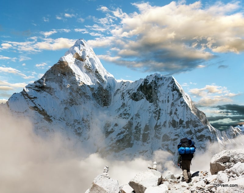 trekking in the Himalayas