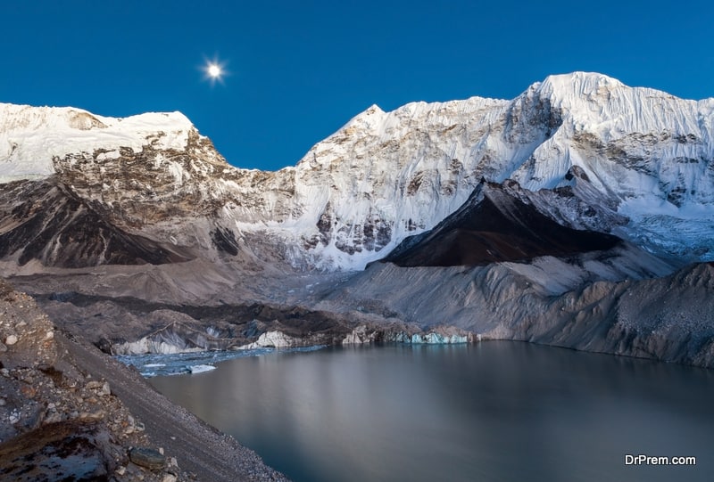 Tsho Rolpa Glacial lake in Nepal