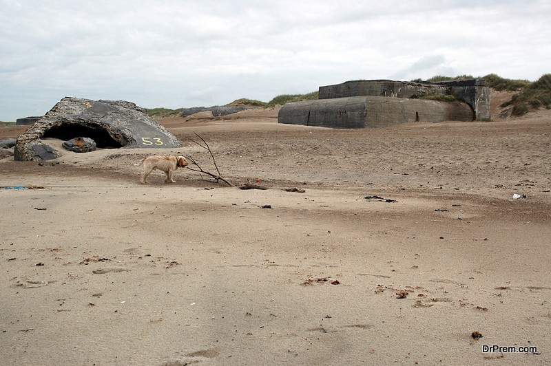 As a memory of Second World War stands these bunkers, once a part of Hitler's Atlantic Wall