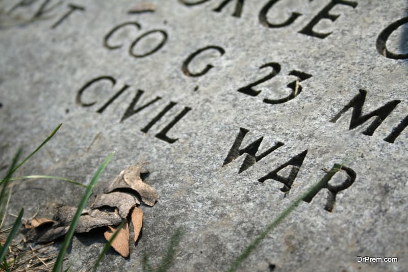Civil War Gravestone 