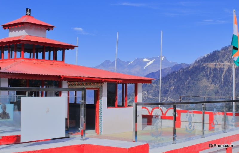 Jaswantgarh war memorial, in the honor of brave indian soldier jaswant singh rawat.now this memorial is very popular tourist place of tawang