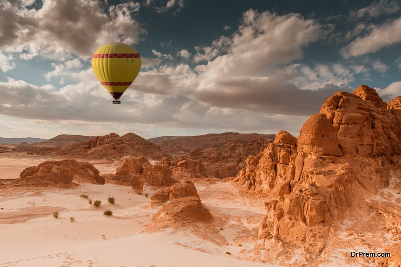 Hot air balloon ride