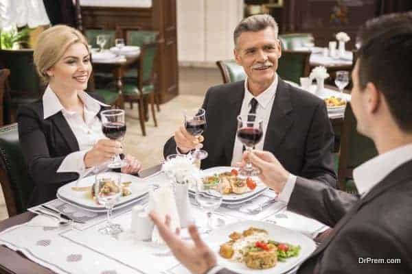 business travel Dining etiquette