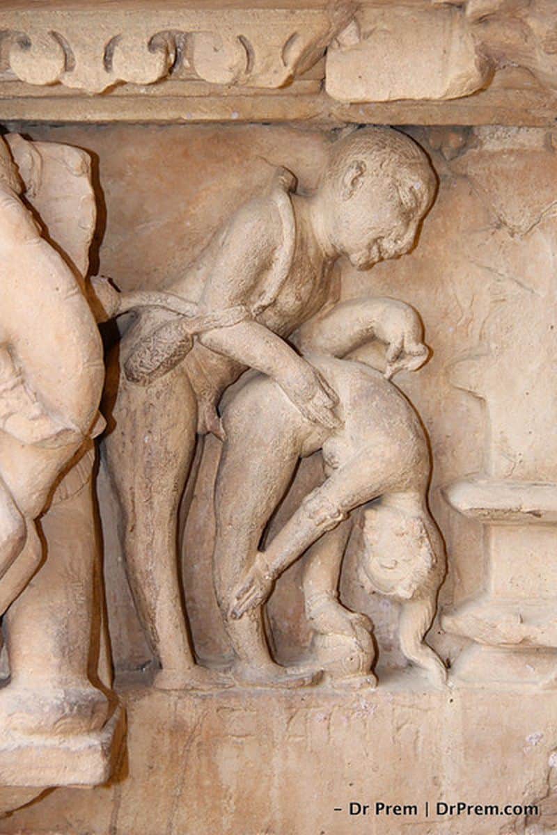 Educational erotic figures of Khajuraho