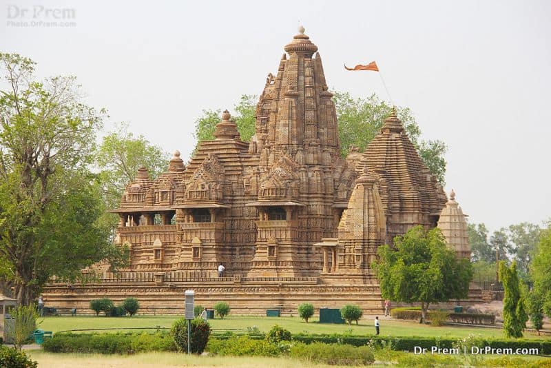 The Khajuraho Temple is a combination of seven temples which were built over a span of 200 years.