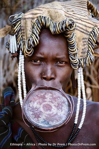 Mursi woman